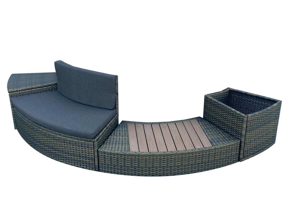 Ensemble mobilier 4 modules pour spa gonflable Lay-Z-Spa rond - Bestway