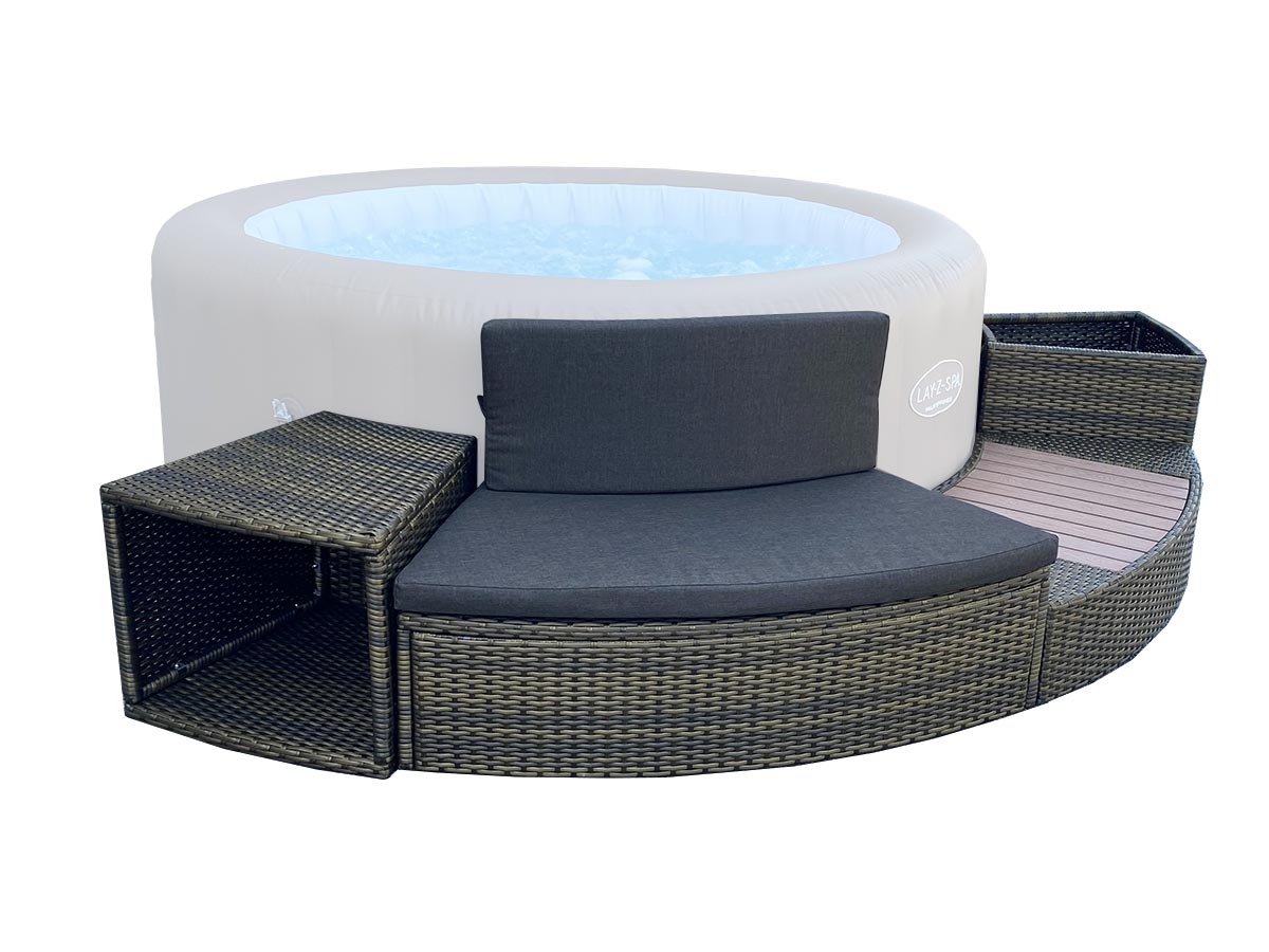 Ensemble mobilier 4 modules pour spa gonflable Lay-Z-Spa rond - Bestway