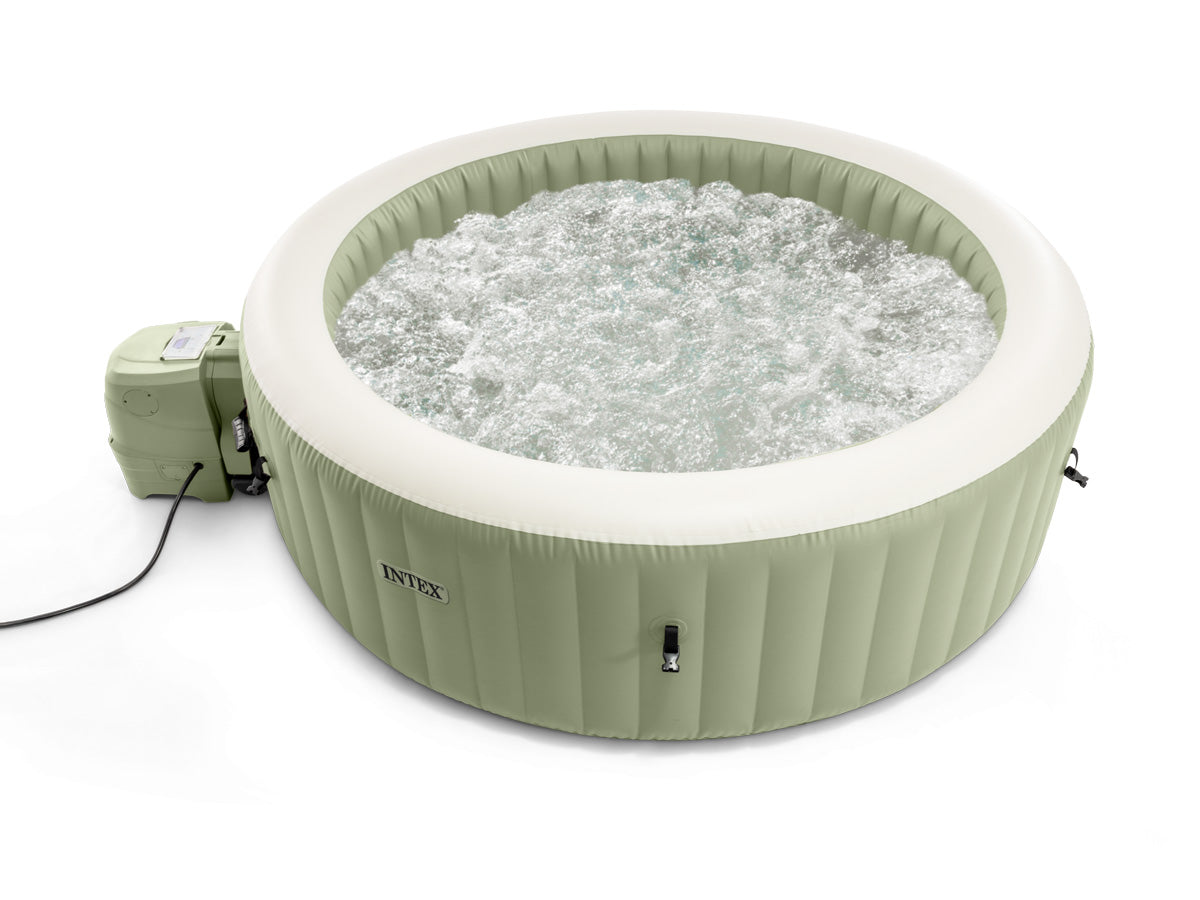 Spa gonflable PureSpa Olive rond Bulles 8 places - Intex