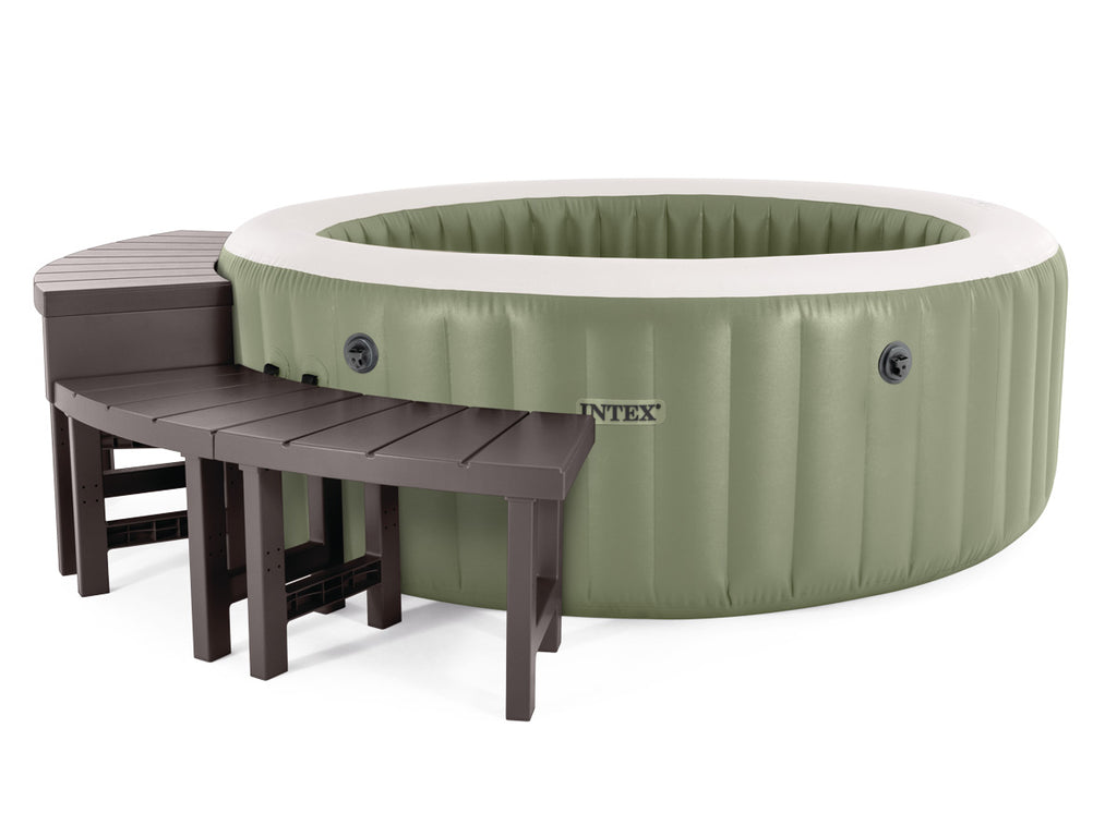 Spa gonflable PureSpa Olive rond Bulles 8 places - Intex