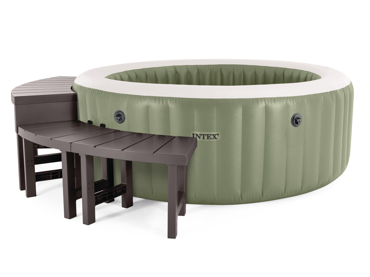 Spa gonflable PureSpa Olive rond Bulles 8 places - Intex