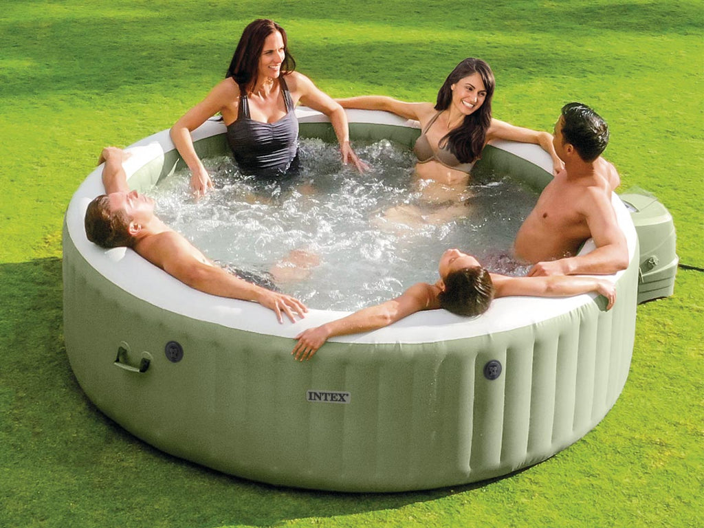 Spa gonflable PureSpa Olive rond Bulles 8 places - Intex