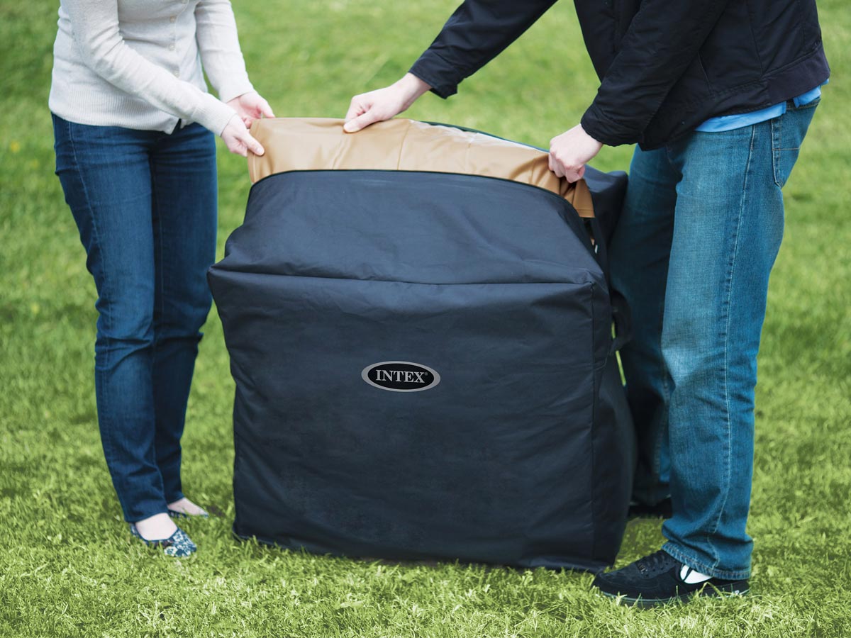 Spa gonflable PureSpa Olive rond Bulles 8 places - Intex