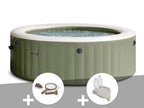Spa gonflable PureSpa Olive rond Bulles 4 places - Intex