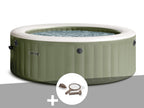 Spa gonflable PureSpa Olive rond Bulles 4 places - Intex