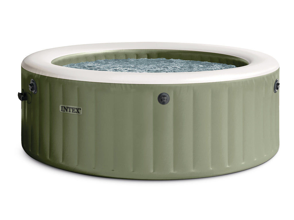 Spa gonflable PureSpa Olive rond Bulles 4 places - Intex