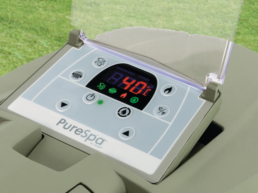 Spa gonflable PureSpa Olive rond Bulles 4 places - Intex