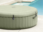 Spa gonflable PureSpa Olive rond Bulles 4 places - Intex