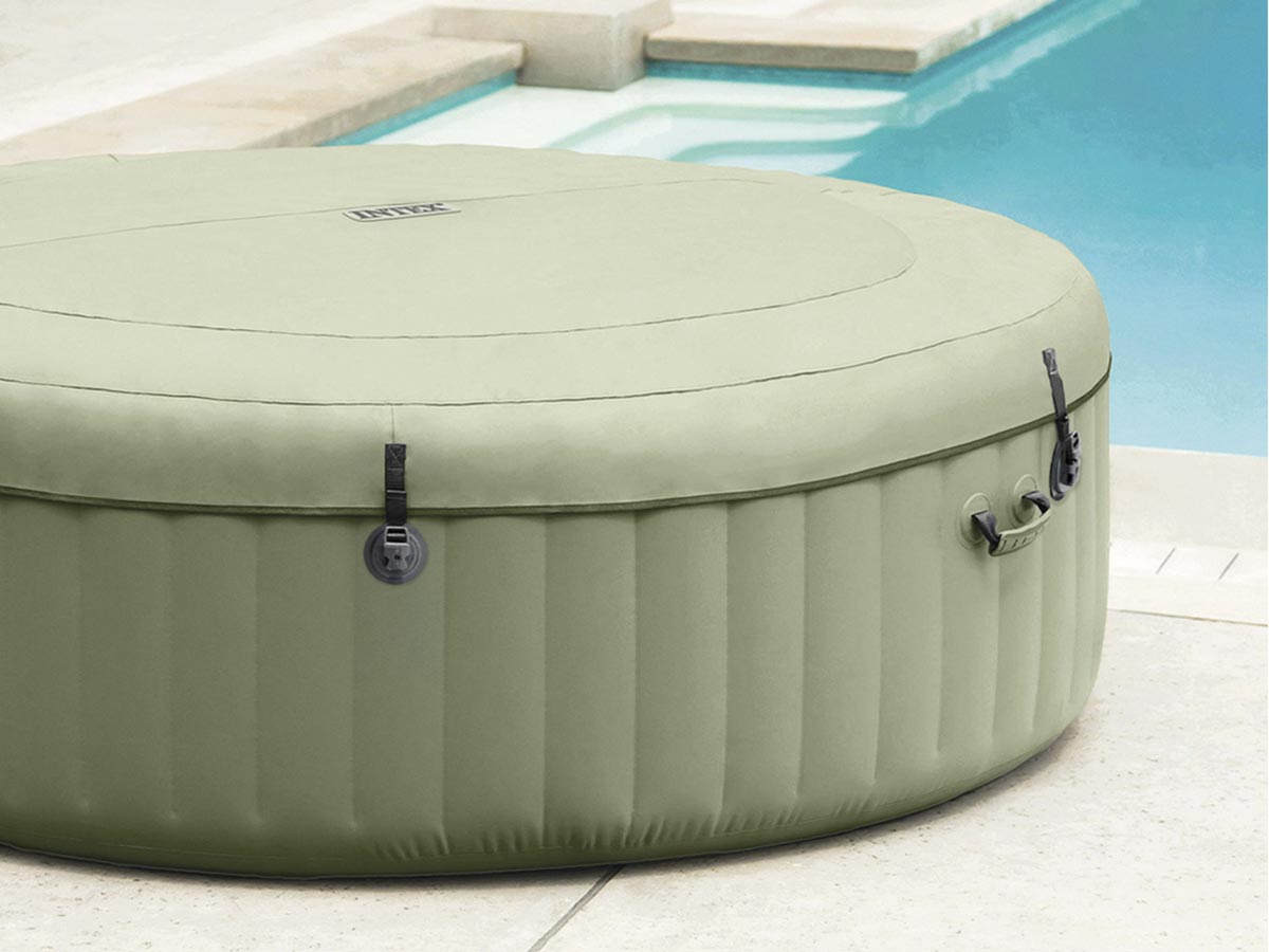 Spa gonflable PureSpa Olive rond Bulles 6 places - Intex