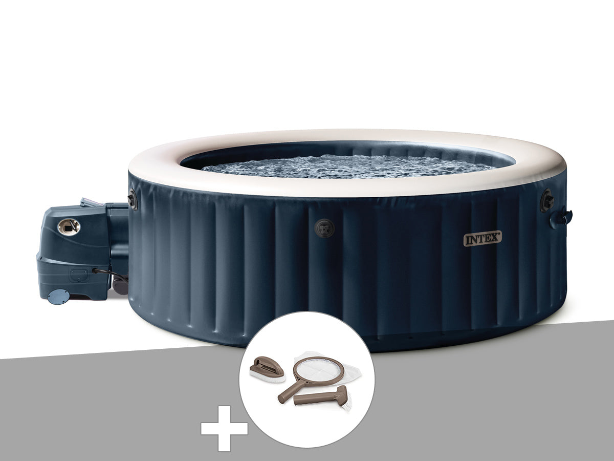 Spa gonflable PureSpa Blue Navy rond Bulles 6 places - Intex