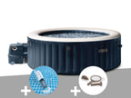 Spa gonflable PureSpa Blue Navy rond Bulles 6 places - Intex