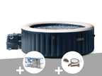 Spa gonflable PureSpa Blue Navy rond Bulles 6 places - Intex