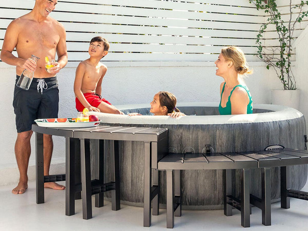 Spa gonflable PureSpa Baltik rond Bulles 4 places - Intex