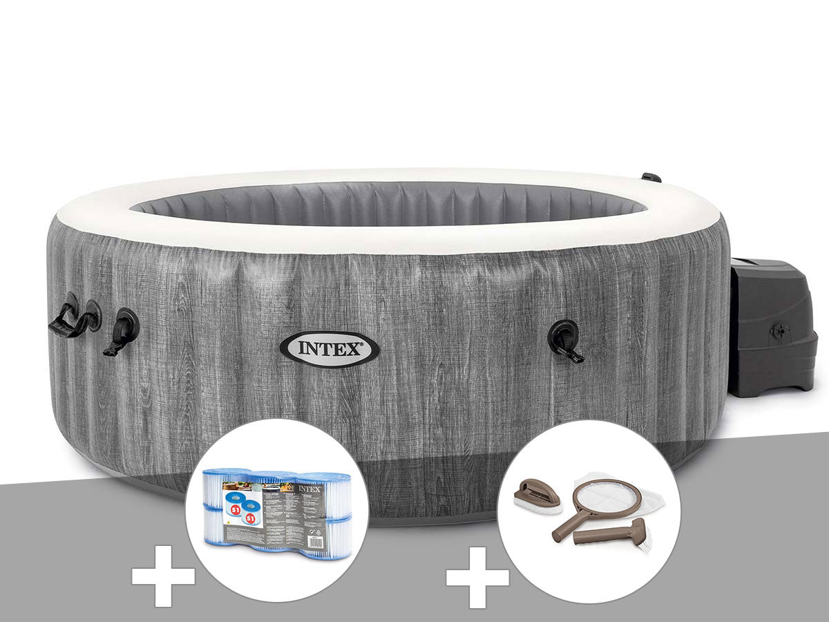 Spa gonflable PureSpa Baltik rond Bulles 6 places - Intex