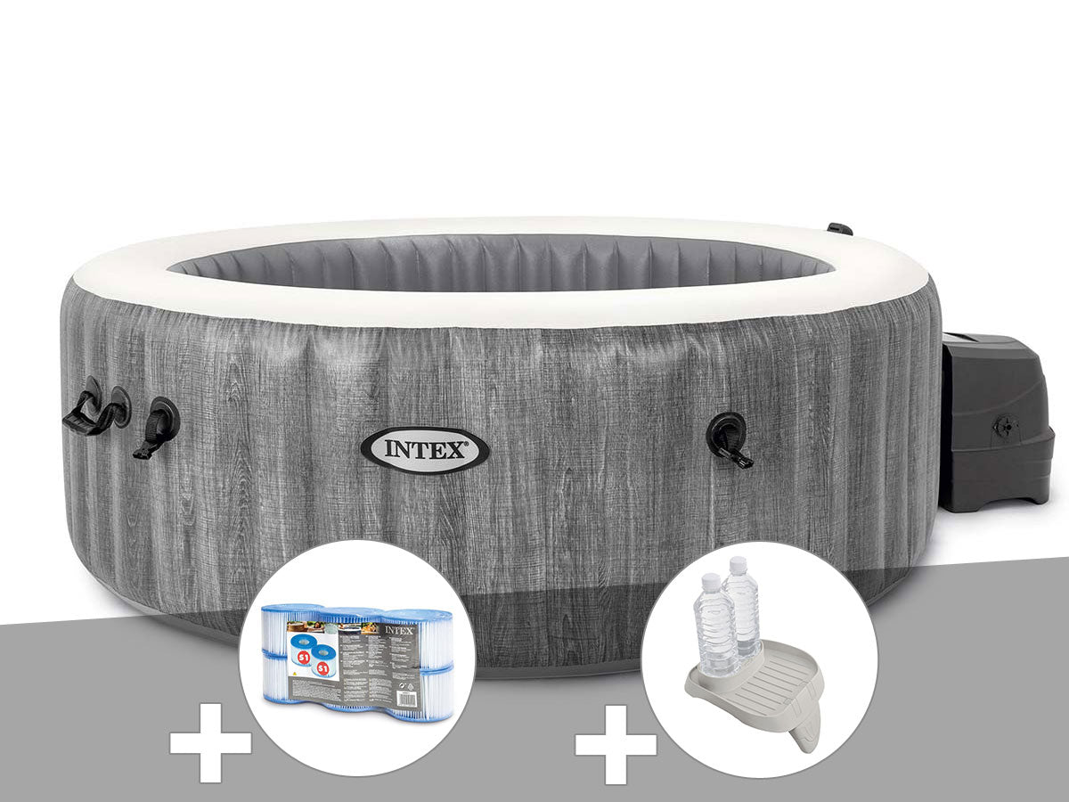 Spa gonflable PureSpa Baltik rond Bulles 6 places - Intex