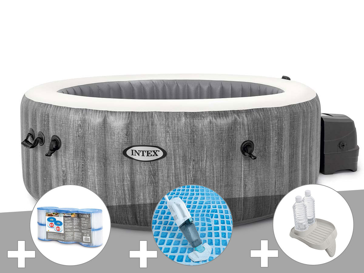 Spa gonflable PureSpa Baltik rond Bulles 6 places - Intex