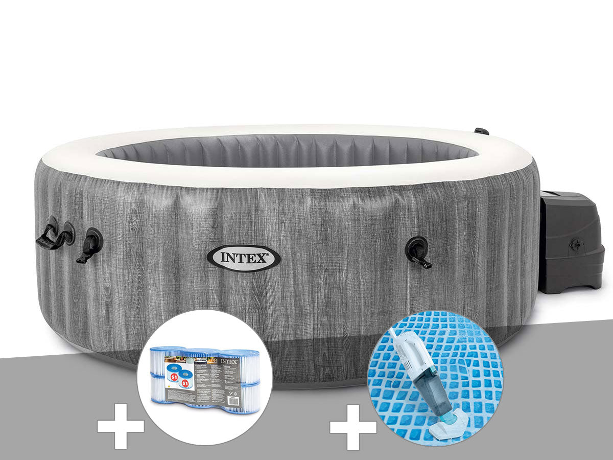 Spa gonflable PureSpa Baltik rond Bulles 6 places - Intex