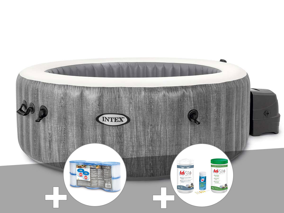 Spa gonflable PureSpa Baltik rond Bulles 6 places - Intex