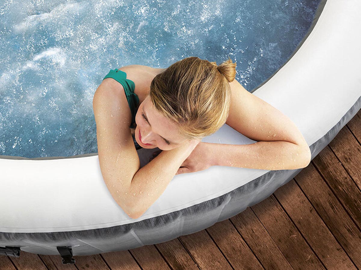Spa gonflable PureSpa Baltik rond Bulles 6 places - Intex