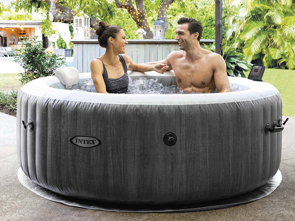 Spa gonflable PureSpa Baltik rond Bulles 6 places - Intex