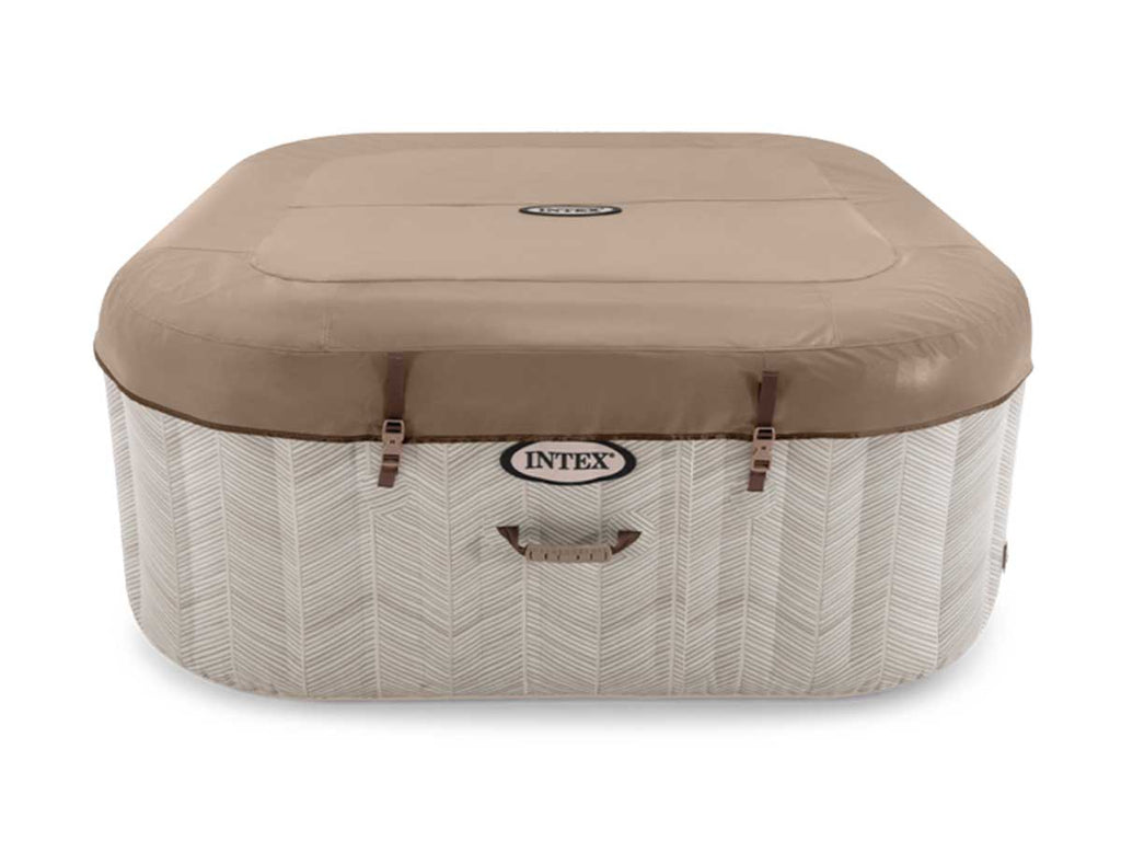Spa gonflable PureSpa Chevron carré Bulles 4 places - Intex