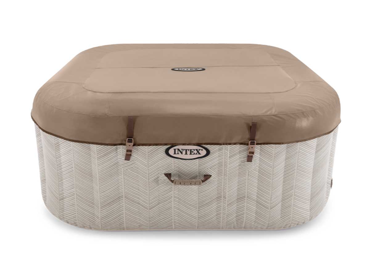 Spa gonflable PureSpa Chevron carré Bulles 4 places - Intex