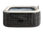 Spa gonflable PureSpa Ardoise carré Bulles 4 places - Intex
