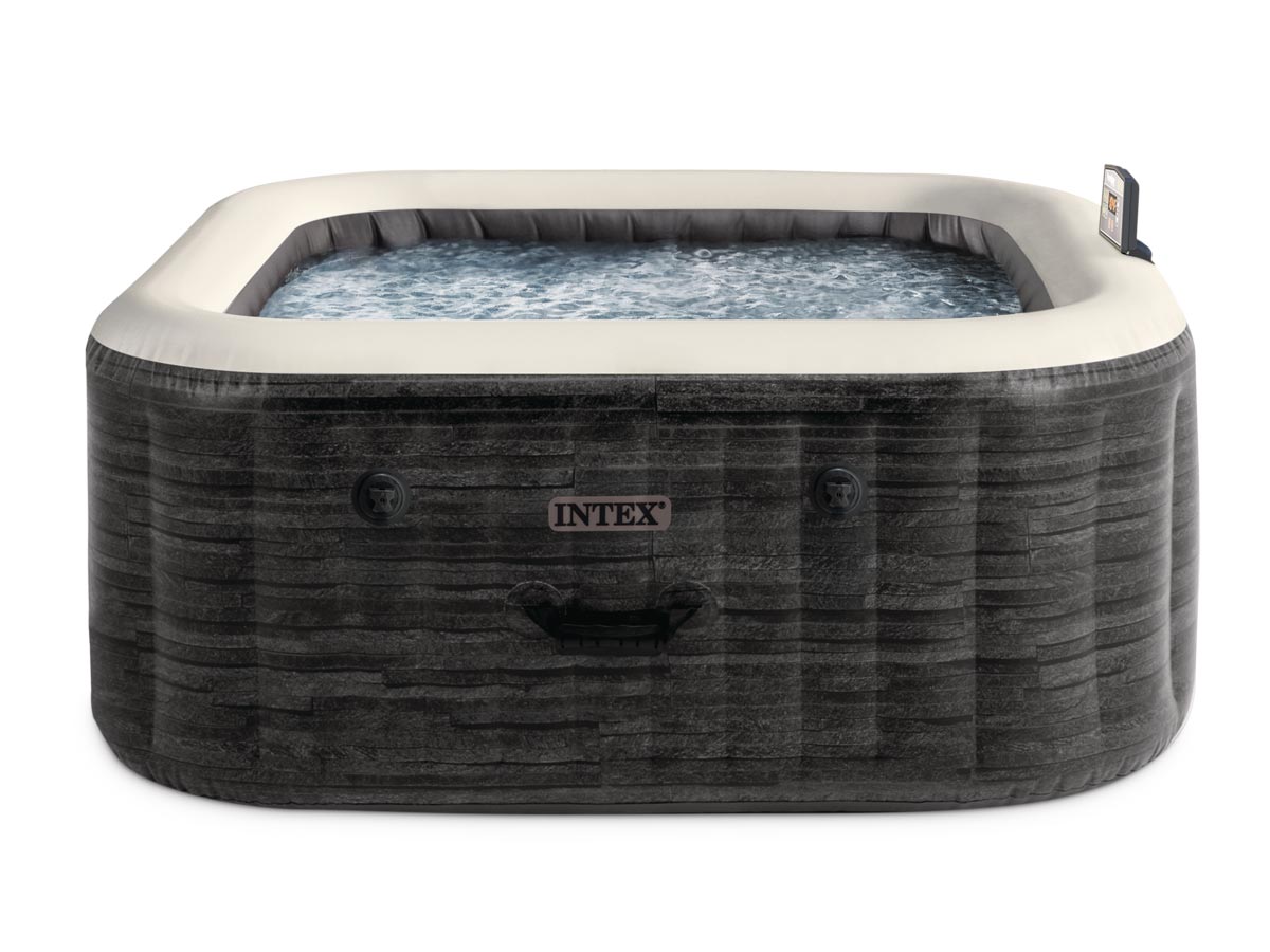 Spa gonflable PureSpa Ardoise carré Bulles 4 places - Intex
