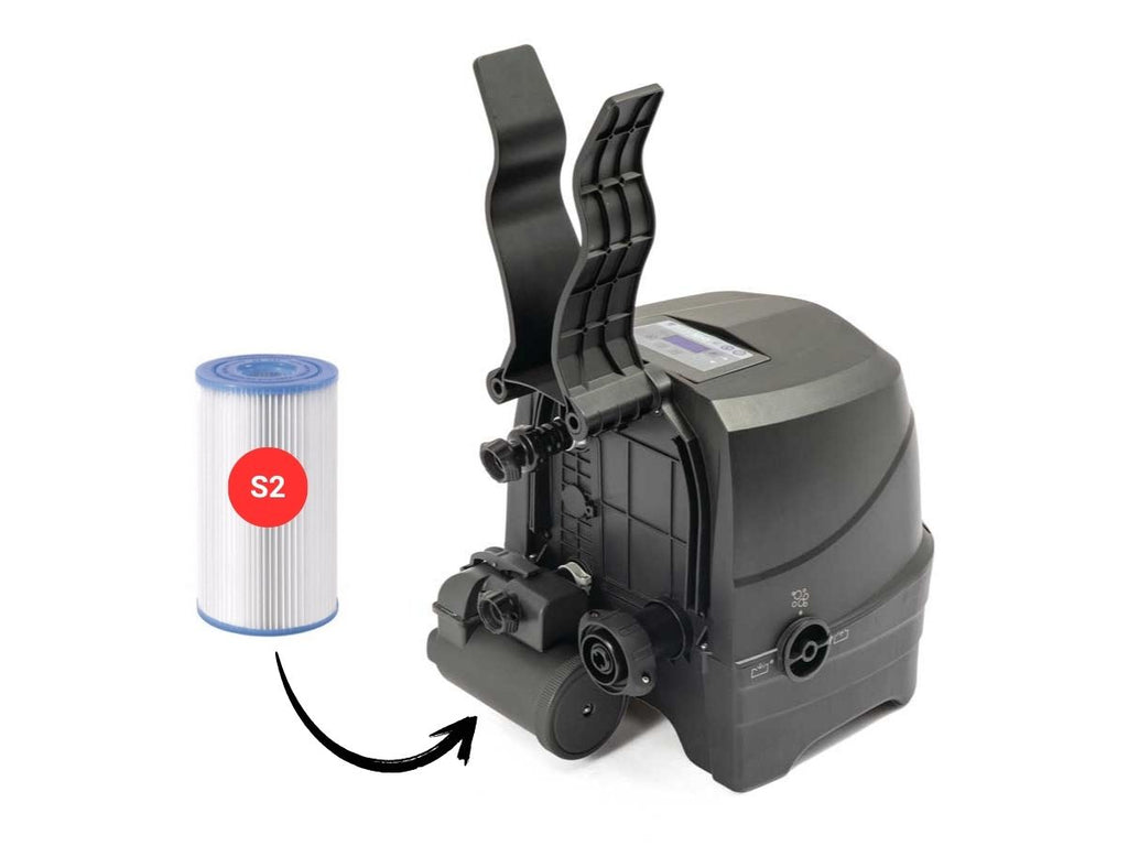 Spa gonflable PureSpa Ardoise carré Bulles 4 places - Intex