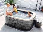 Spa gonflable PureSpa Ardoise carré Bulles 6 places - Intex