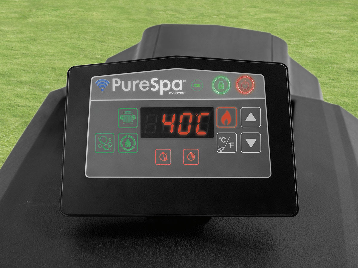 Spa gonflable PureSpa Ardoise carré Bulles 6 places - Intex