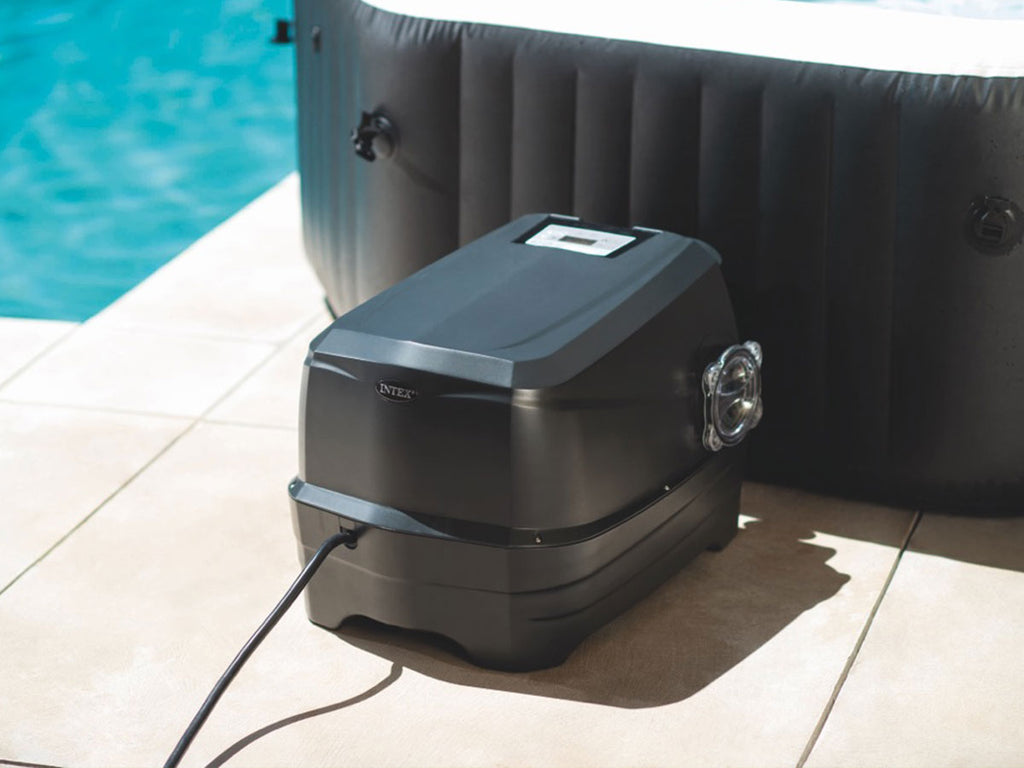 Spa gonflable PureSpa Carbone octogonal Bulles et Jets 4 places - Intex