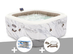 Spa gonflable PureSpa Calacatta carré Bulles 4 places - Intex