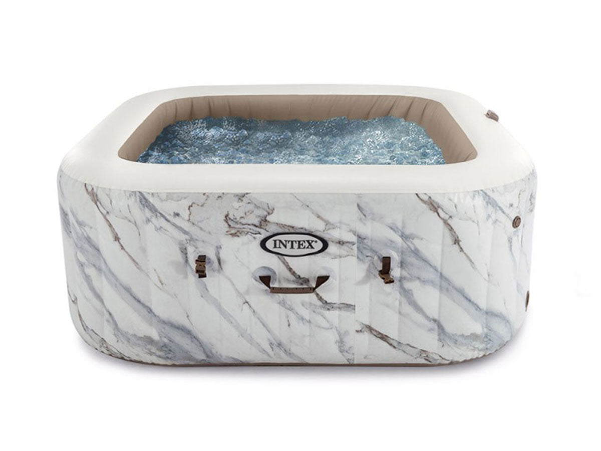 Spa gonflable PureSpa Calacatta carré Bulles 4 places - Intex