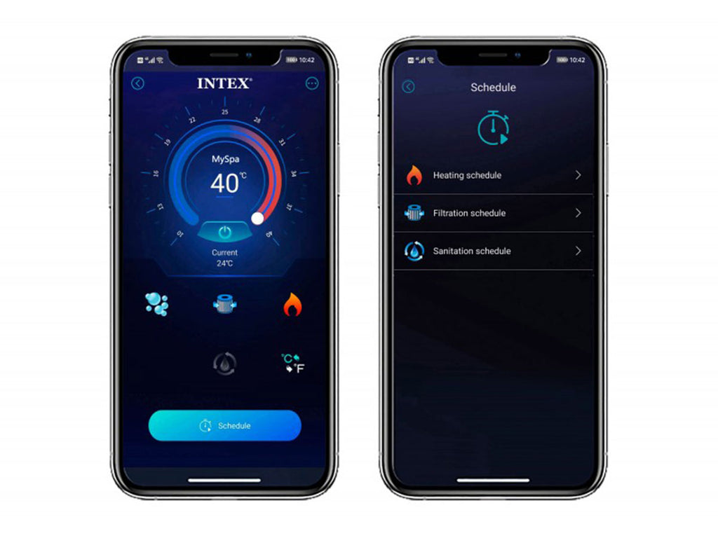 Spa gonflable PureSpa Calacatta carré Bulles 4 places - Intex