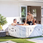 Spa gonflable PureSpa Calacatta carré Bulles 4 places - Intex