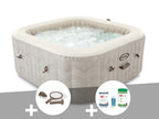 Spa gonflable PureSpa Chevron carré Bulles 6 places - Intex
