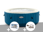 Spa gonflable PureSpa Blue One rond Bulles 2/4 places - Intex