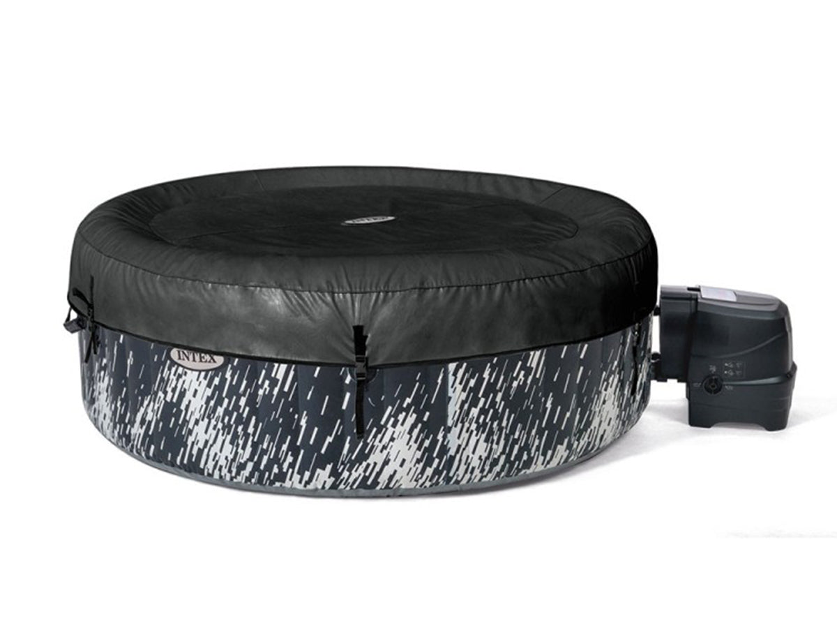 Spa gonflable PureSpa Galaxie rond Bulles avec LED 4 places - Intex