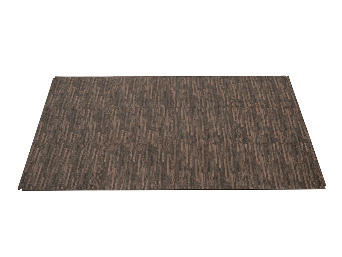 Lot de 12 dalles de protection de sol en mousse 50,8 x 50,8 cm effet bois pour piscine et spa - Bestway