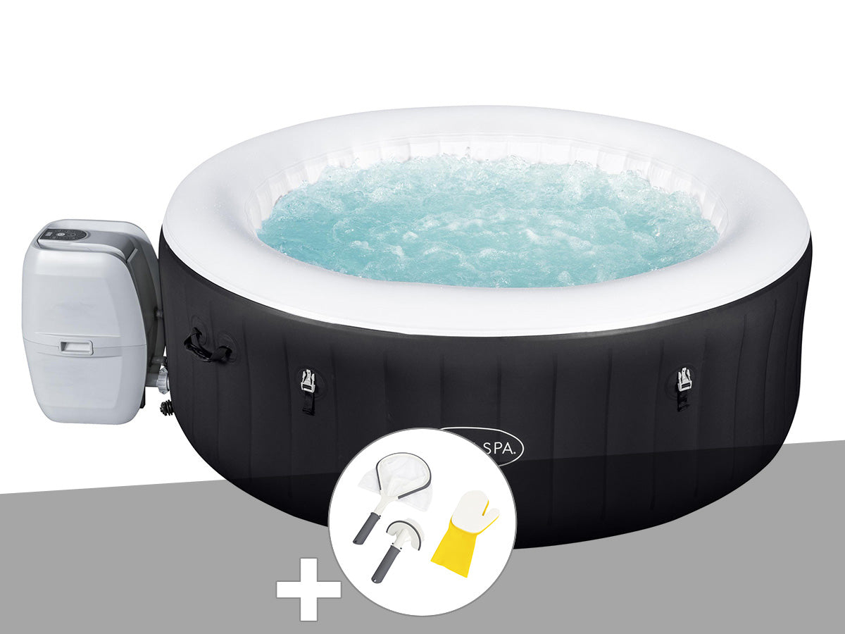 Spa gonflable Lay-Z-Spa Miami rond Airjet 4 places - Bestway