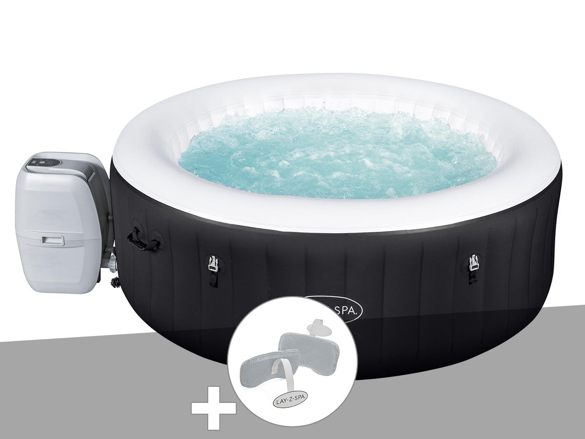 Spa gonflable Lay-Z-Spa Miami rond Airjet 4 places - Bestway
