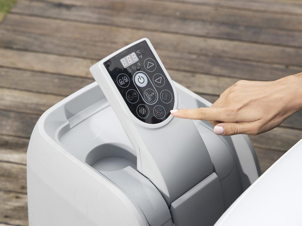 Spa gonflable Lay-Z-Spa Miami rond Airjet 4 places - Bestway