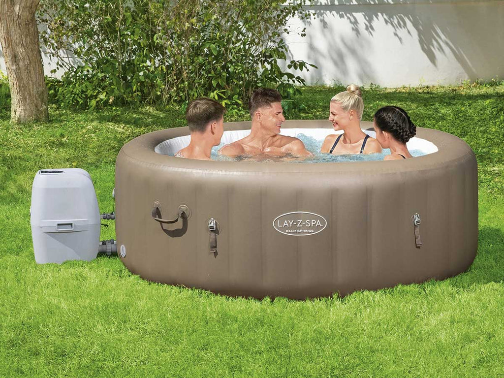 Spa gonflable Lay-Z-Spa Palm Springs rond Airjet 4/6 places - Bestway