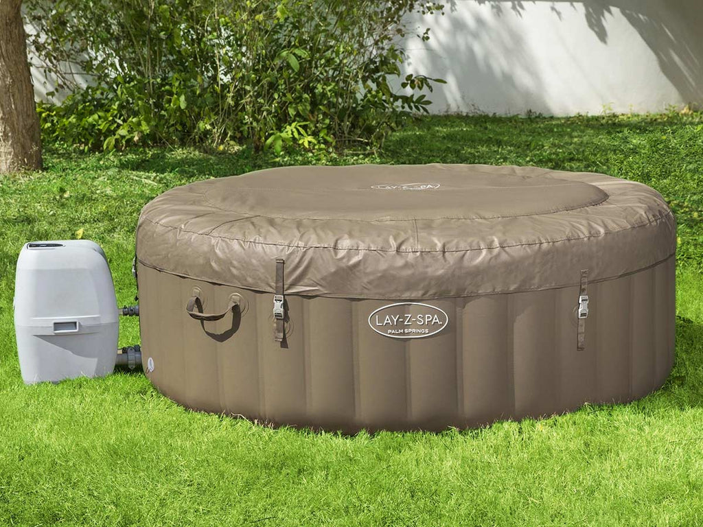 Spa gonflable Lay-Z-Spa Palm Springs rond Airjet 4/6 places - Bestway