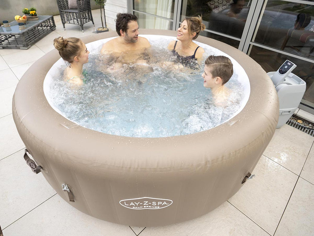 Spa gonflable Lay-Z-Spa Palm Springs rond Airjet 4/6 places - Bestway
