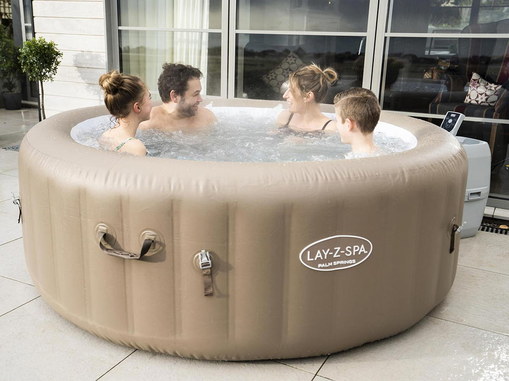 Spa gonflable Lay-Z-Spa Palm Springs rond Airjet 4/6 places - Bestway