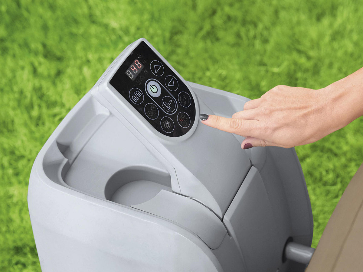 Spa gonflable Lay-Z-Spa Palm Springs rond Airjet 4/6 places - Bestway