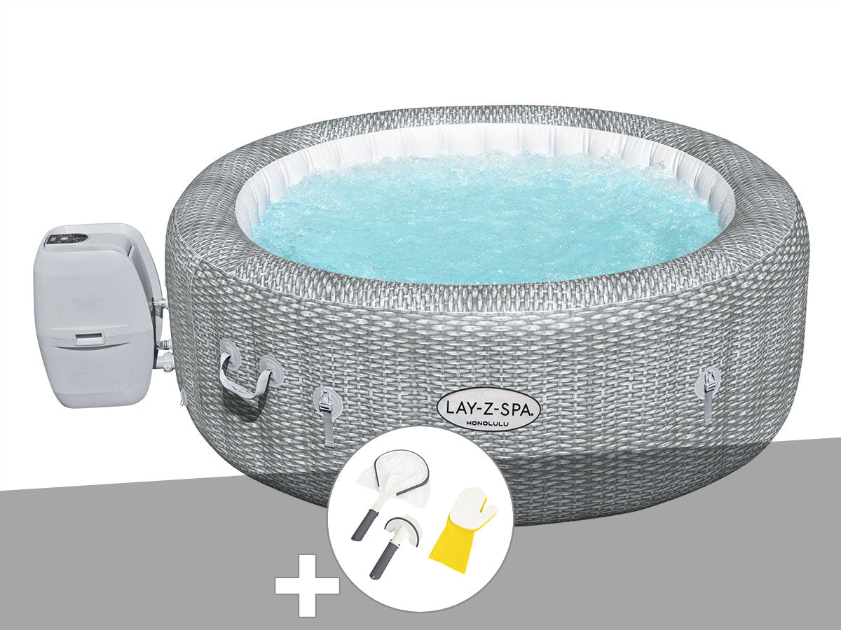 Spa gonflable Lay-Z-Spa Honolulu rond Airjet 4/6 places - Bestway