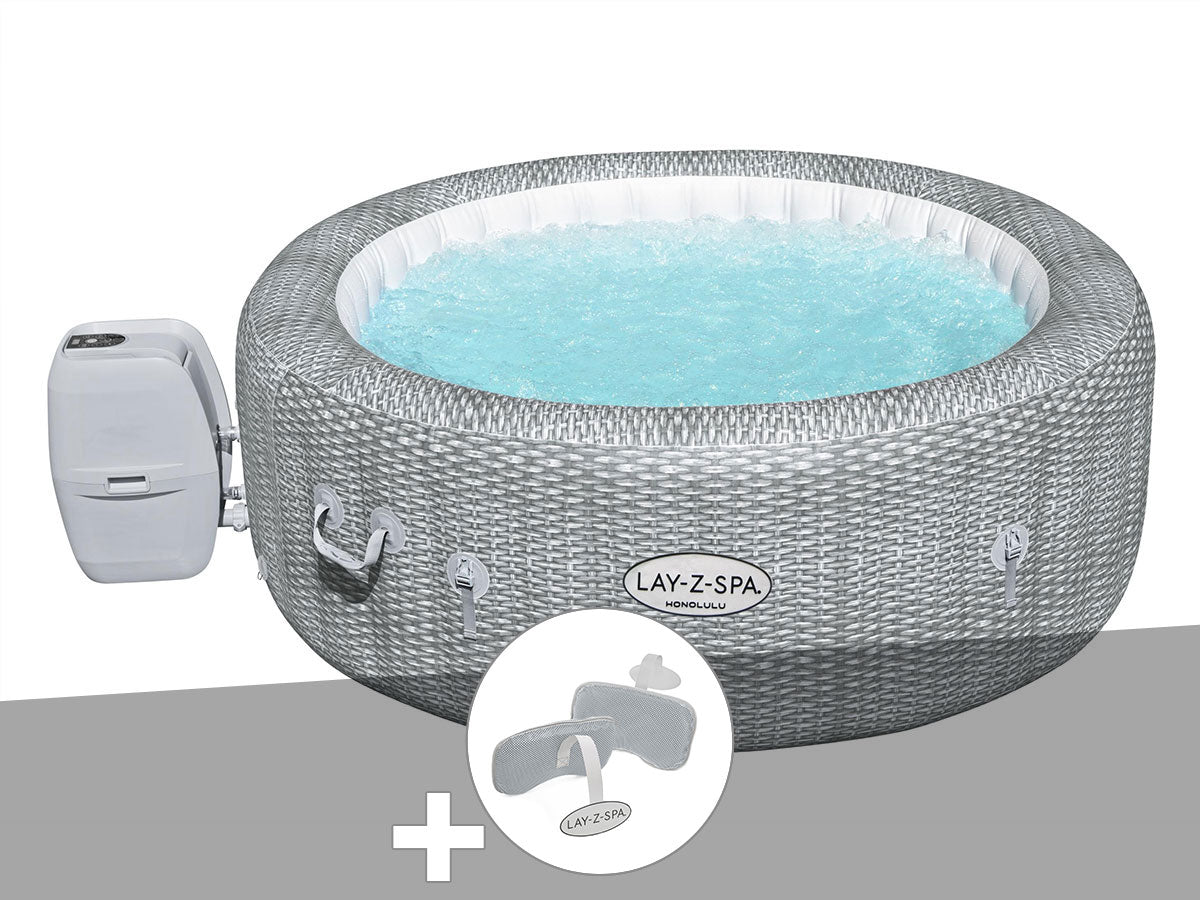 Spa gonflable Lay-Z-Spa Honolulu rond Airjet 4/6 places - Bestway